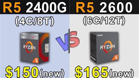 ryzen 5 2600 vs 2400g|AMD Ryzen 5 2600 vs AMD Ryzen 5 2400G .